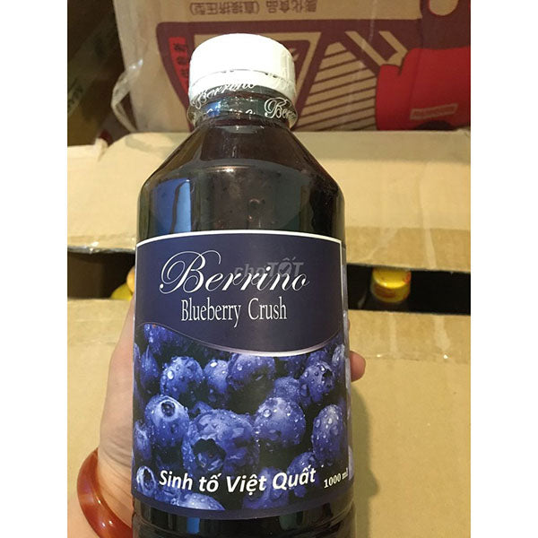 Mứt Sinh Tố Berrino Việt Quất 1000ml Chính Hãng | Blueberry Crush Giá Tốt