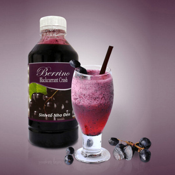 Mứt sinh tố Berrino nho đen 1000ml chính hãng | Blackcurrant Crush giá tốt