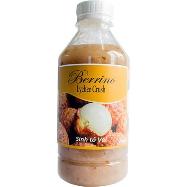 Mứt sinh tố Berrino vị vải 1000ml | Lychee Crush chính hãng, giá tốt