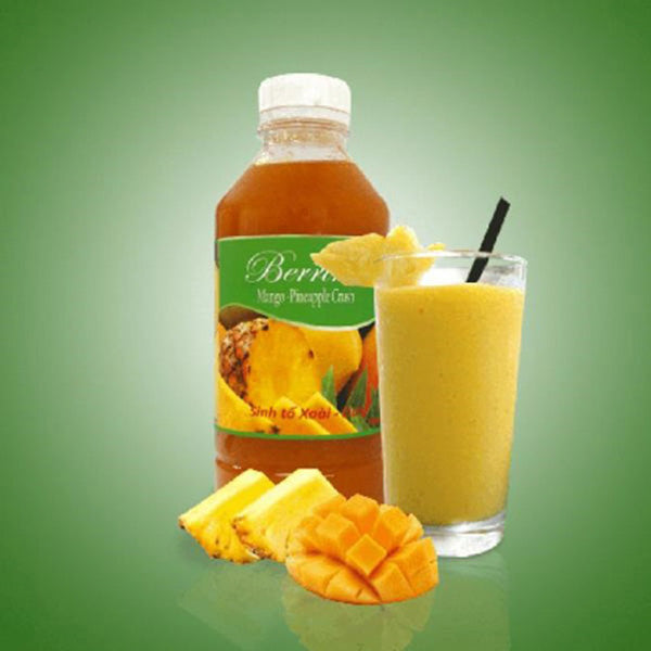 Mứt Sinh Tố Berrino Xoài Dứa 1000ml | Mango Pineapple Crush Chính Hãng