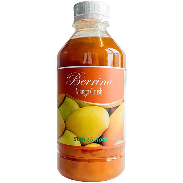Mứt sinh tố Berrino xoài 1000ml | Mango Crush pha chế chuyên nghiệp