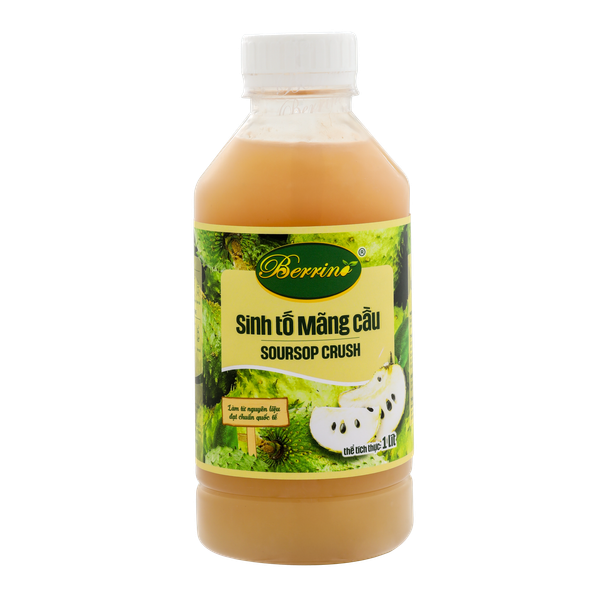 Sinh Tố Berrino Mãng Cầu 1000ml – Đậm Vị Tự Nhiên, Pha Chế Chuẩn Quán